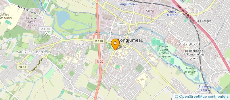localisation de l'entreprise MONSIEUR PASCAL ASSOULINE à LONGJUMEAU