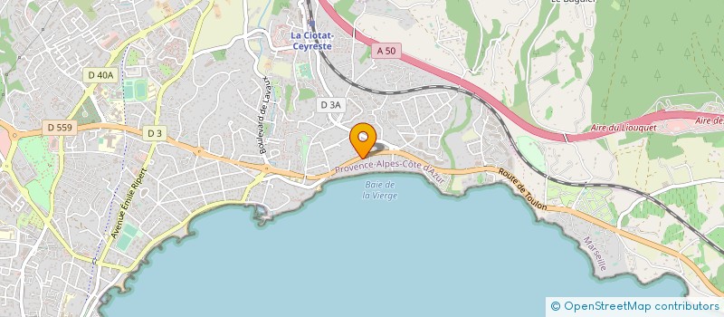 localisation de l'entreprise MONSIEUR PASCAL ASTIER  LA CIOTAT