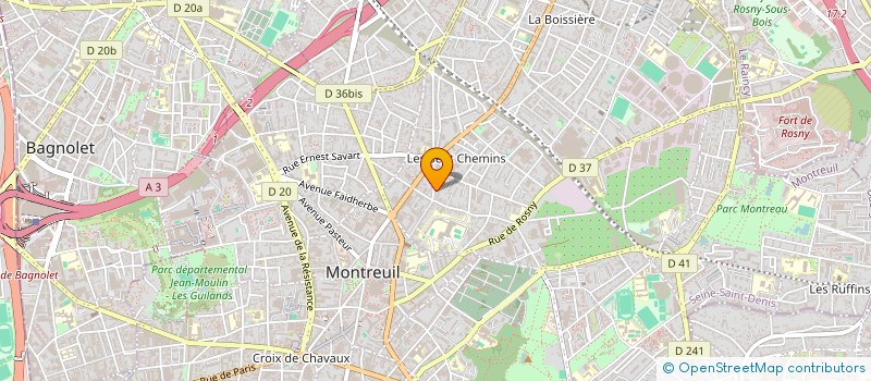 localisation de l'entreprise MONSIEUR PASCAL ATTIA à MONTREUIL