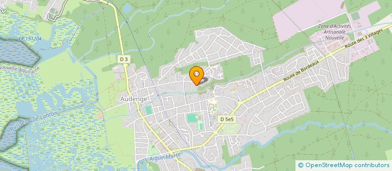 localisation de l'entreprise MONSIEUR PASCAL AUBERT  AUDENGE