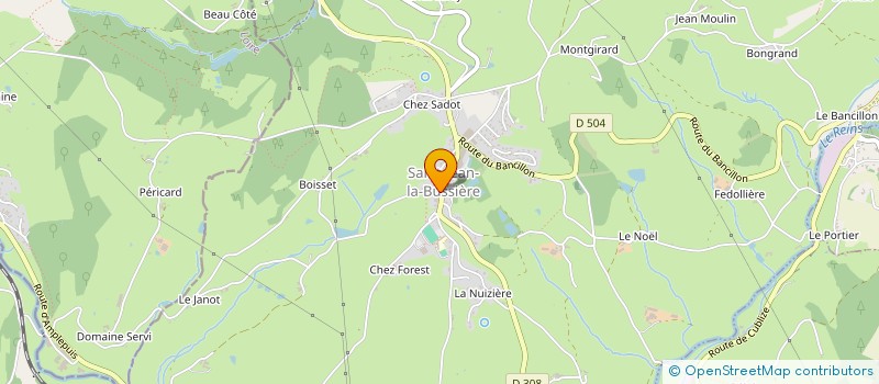 localisation de l'entreprise MONSIEUR PASCAL AUBLANC à SAINT-JEAN-LA-BUSSIERE