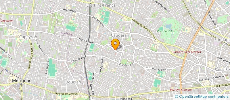localisation de l'entreprise MONSIEUR PASCAL AUBRIE à BORDEAUX