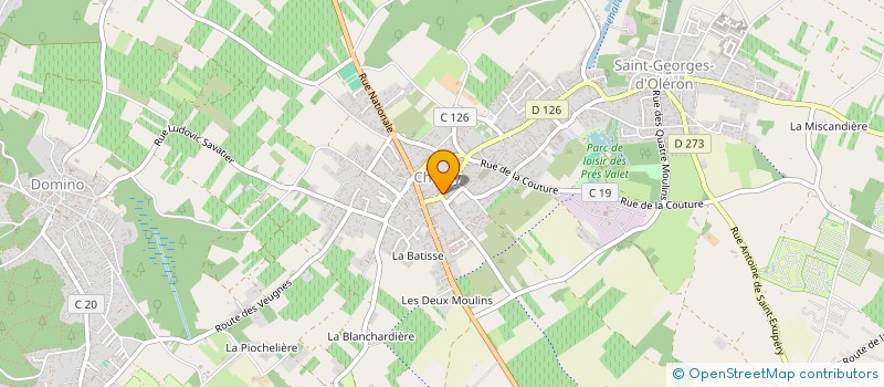 localisation de l'entreprise MONSIEUR PASCAL AUBRIERE  SAINT-GEORGES-D'OLERON