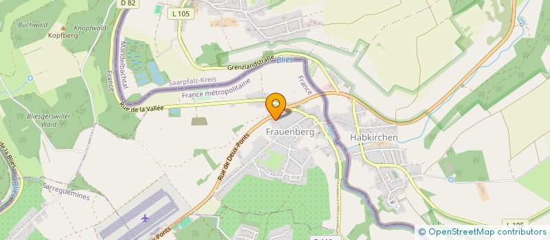 localisation de l'entreprise MONSIEUR PASCAL AUBRY  FRAUENBERG
