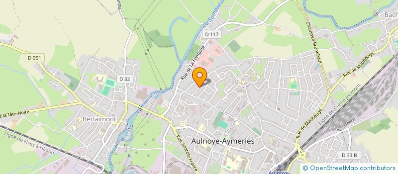 localisation de l'entreprise MONSIEUR PASCAL AUDIN  AULNOYE-AYMERIES