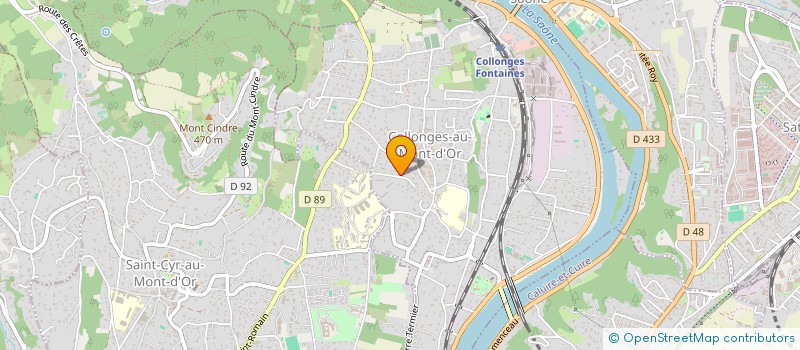 localisation de l'entreprise MONSIEUR PASCAL AUDOUARD  COLLONGES-AU-MONT-D'OR