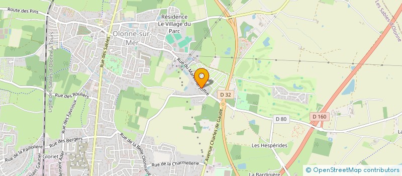 localisation de l'entreprise MONSIEUR PASCAL AUDOUIN à LES SABLES-D'OLONNE