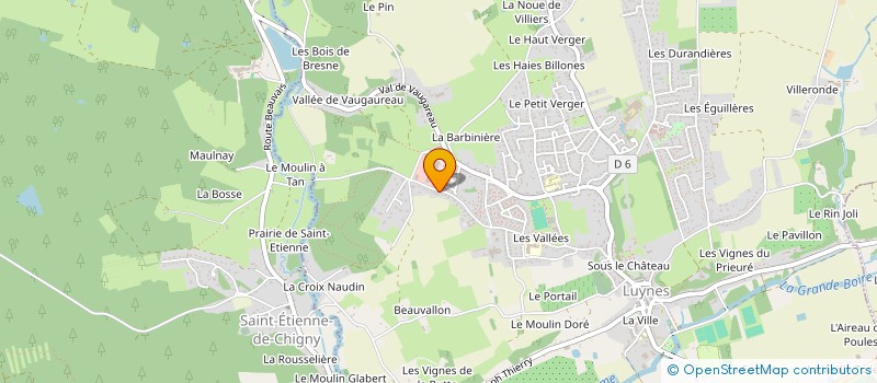 localisation de l'entreprise MONSIEUR PASCAL AUDRAIN  LUYNES