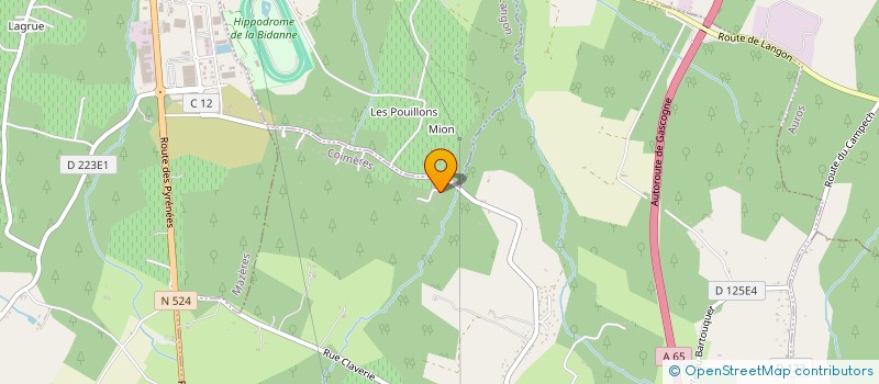 localisation de l'entreprise MONSIEUR PASCAL AUGER  COIMERES