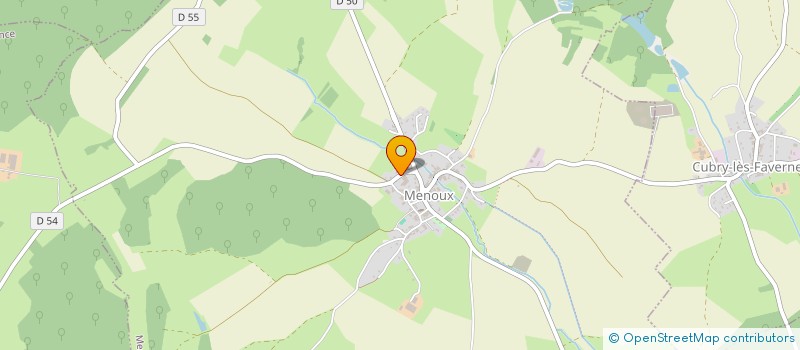 localisation de l'entreprise MONSIEUR PASCAL AUGIER  MENOUX