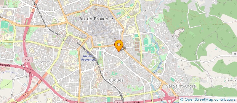 localisation de l'entreprise MONSIEUR PASCAL AUGIER  AIX-EN-PROVENCE