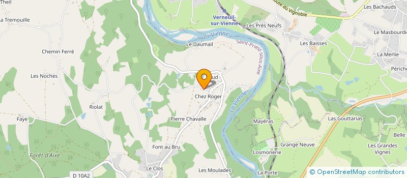localisation de l'entreprise MONSIEUR PASCAL AUVERT à SAINT-PRIEST-SOUS-AIXE