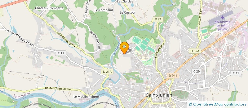 localisation de l'entreprise MONSIEUR PASCAL AUVERT à SAINT-JUNIEN