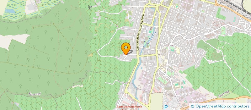 localisation de l'entreprise MONSIEUR PASCAL AVART  EPERNAY