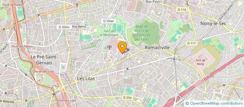 localisation de l'entreprise MONSIEUR PASCAL AYAULT  ROMAINVILLE
