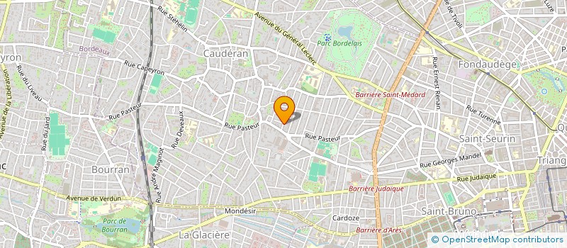 localisation de l'entreprise MONSIEUR PASCAL BACLE  BORDEAUX