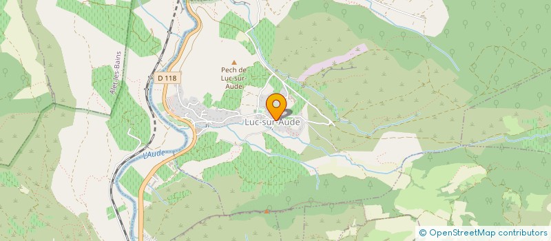 localisation de l'entreprise MONSIEUR PASCAL BAEZA  LUC-SUR-AUDE
