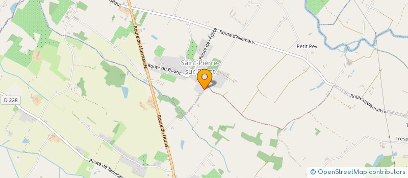 localisation de l'entreprise MONSIEUR PASCAL BAGES  SAINT-PIERRE-SUR-DROPT