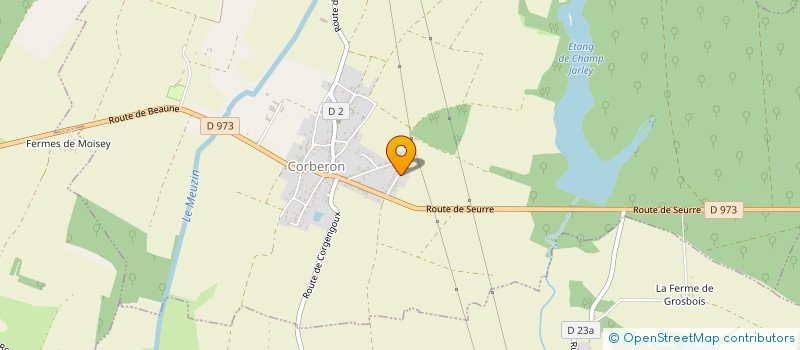 localisation de l'entreprise MONSIEUR PASCAL BAILLARD  CORBERON