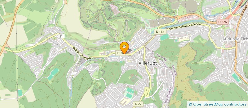 localisation de l'entreprise MONSIEUR PASCAL BAJDEK  VILLERUPT