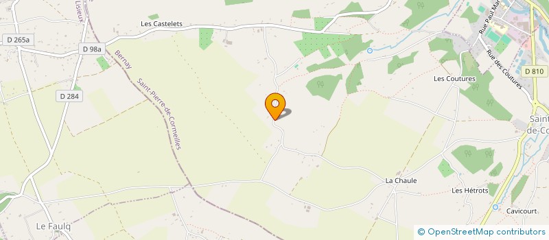 localisation de l'entreprise MONSIEUR PASCAL BALIDERE  ST-PIERRE-DE-CORMEILLES