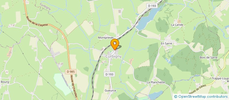 localisation de l'entreprise MONSIEUR PASCAL BALIGAND  SAINT-GERMAIN-EN-BRIONNAIS