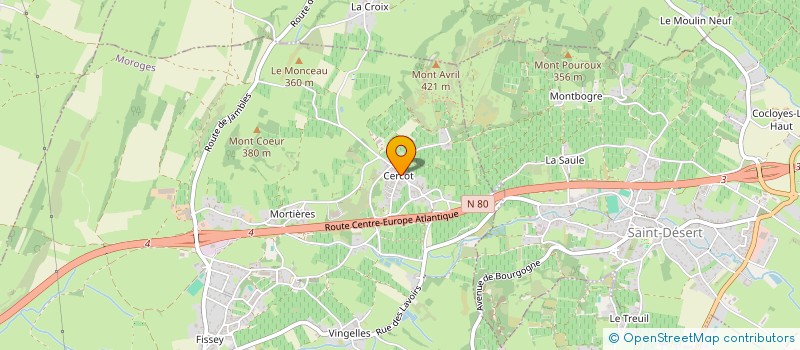 localisation de l'entreprise MONSIEUR PASCAL BALLAND à MOROGES