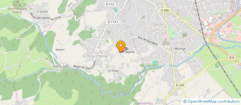 localisation de l'entreprise MONSIEUR PASCAL BALLAY à ECOTAY-L'OLME