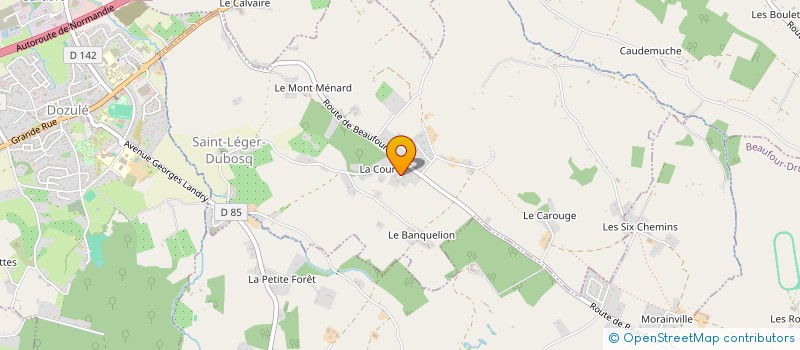 localisation de l'entreprise MONSIEUR PASCAL BALLOT  SAINT-LEGER-DUBOSQ