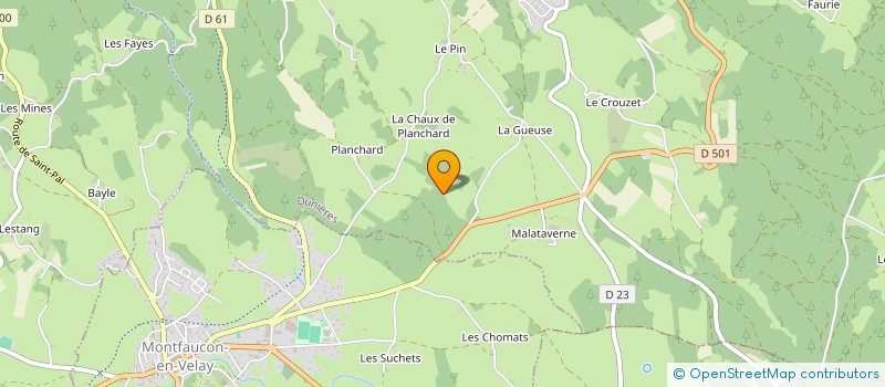 localisation de l'entreprise MONSIEUR PASCAL BANCEL à DUNIERES