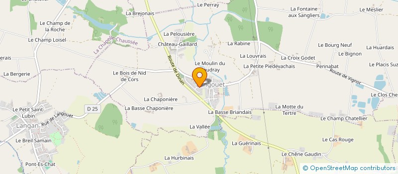 localisation de l'entreprise MONSIEUR PASCAL BANZ à LANGOUET