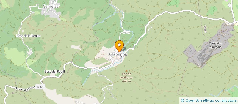 localisation de l'entreprise MONSIEUR PASCAL BARAN  CASTELNOU