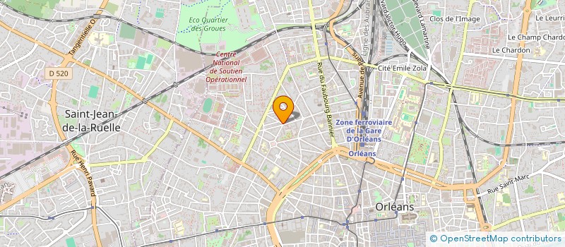 localisation de l'entreprise MONSIEUR PASCAL BARCOS à ORLEANS