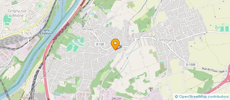 localisation de l'entreprise MONSIEUR PASCAL BARD  TERNAY