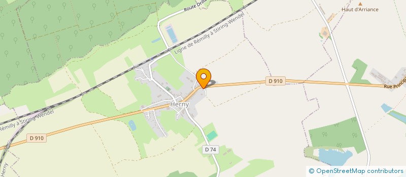 localisation de l'entreprise MONSIEUR PASCAL BARDOT  HERNY