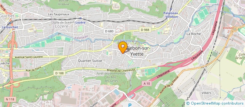 localisation de l'entreprise MONSIEUR PASCAL BARICAULT  VILLEBON-SUR-YVETTE