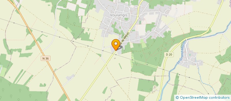 localisation de l'entreprise MONSIEUR PASCAL BARILLER  VOULANGIS