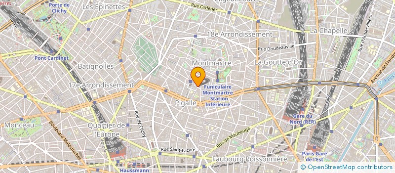 localisation de l'entreprise MONSIEUR PASCAL BARILLON  PARIS