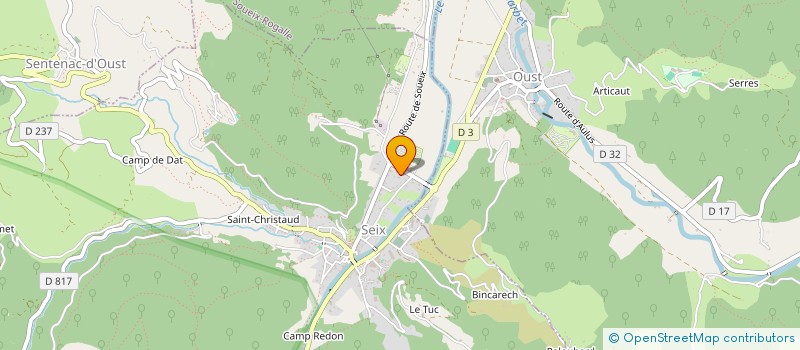 localisation de l'entreprise MONSIEUR PASCAL BARRAU à SEIX