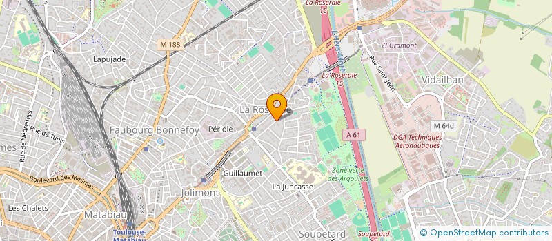 localisation de l'entreprise MONSIEUR PASCAL BARRAU  TOULOUSE