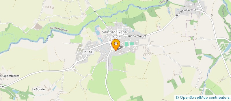 localisation de l'entreprise MONSIEUR PASCAL BARRE à SAINT-MAIXENT-SUR-VIE
