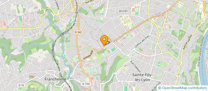localisation de l'entreprise MONSIEUR PASCAL BARREMAECKER à SAINTE-FOY-LES-LYON
