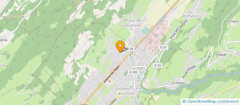 localisation de l'entreprise MONSIEUR PASCAL BARTHE à VALGELON-LA ROCHETTE