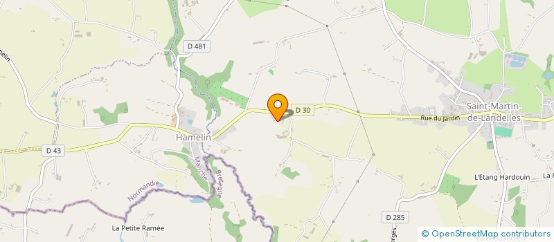 localisation de l'entreprise MONSIEUR PASCAL BARTHELEMY  SAINT-HILAIRE-DU-HARCOUET