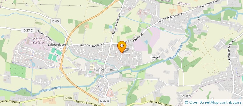 localisation de l'entreprise MONSIEUR PASCAL BARTHES  FONTENILLES