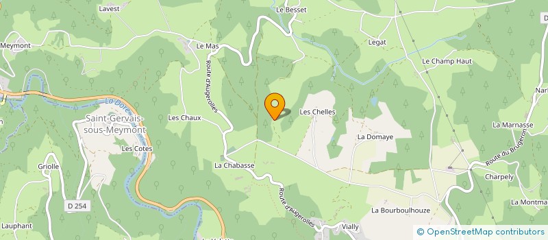 localisation de l'entreprise MONSIEUR PASCAL BARTHOLIN  LE BRUGERON