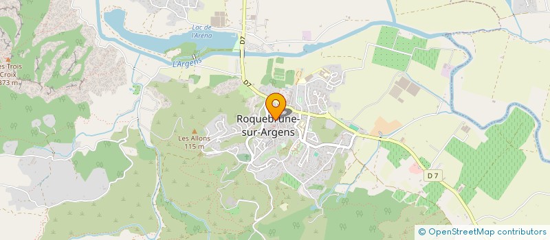 localisation de l'entreprise MONSIEUR PASCAL BASILE à ROQUEBRUNE-SUR-ARGENS