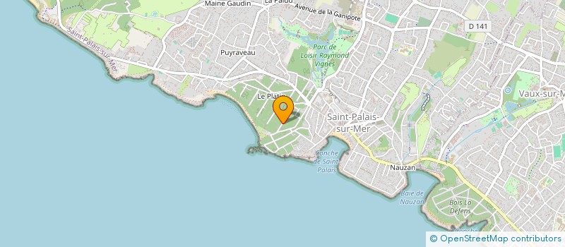 localisation de l'entreprise MONSIEUR PASCAL BAUDRY  SAINT-PALAIS-SUR-MER