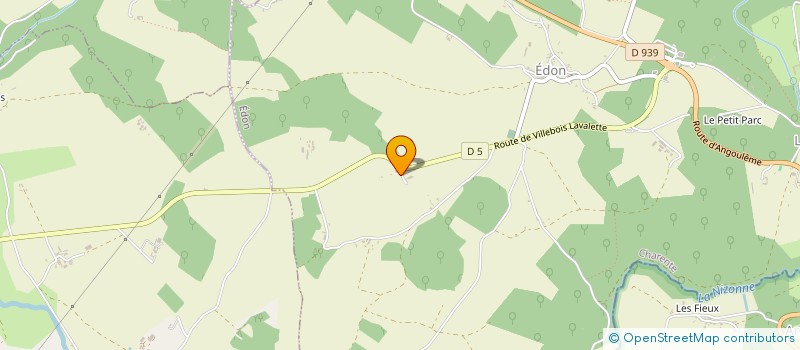 localisation de l'entreprise MONSIEUR PASCAL BAUDRY  EDON