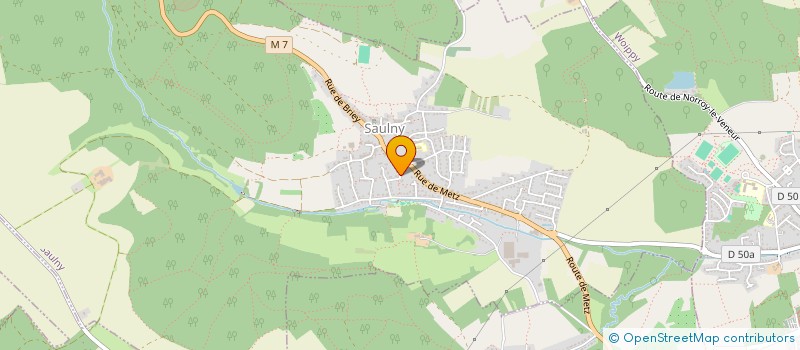 localisation de l'entreprise MONSIEUR PASCAL BAUER  SAULNY